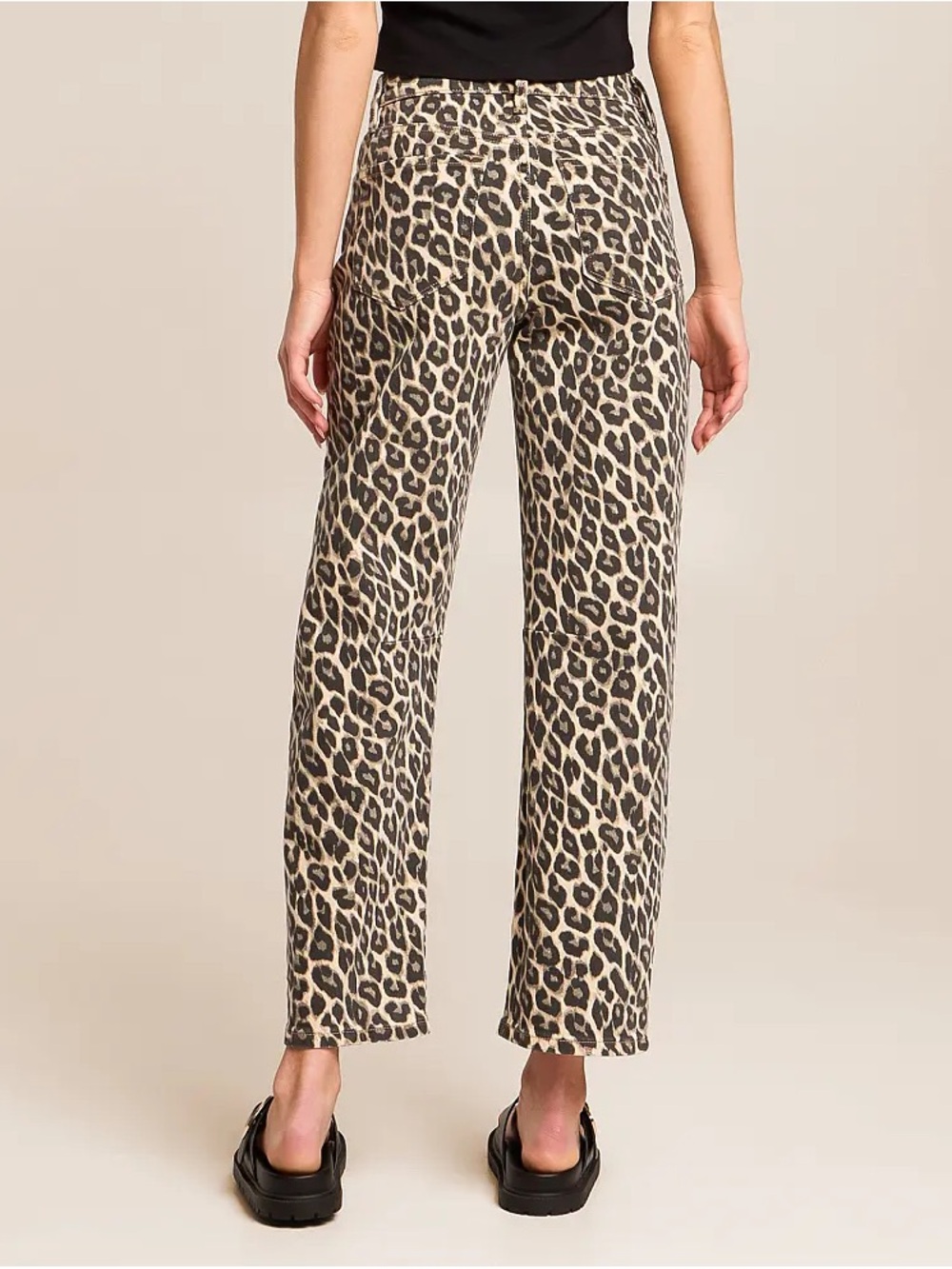 VERVET BY FLYING MONKEY Kate Leopard Barrel Stretch Jeans Size 30 - NWT - Picture 5 of 5